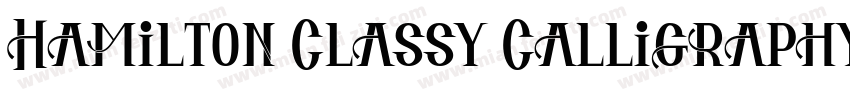 Hamilton Classy Calligraphy Font字体转换